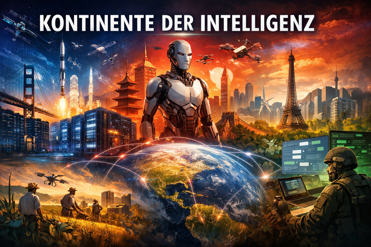 Kontinente der Intelligenz: Wie sich die Welt in KI-Ökosysteme aufteilt